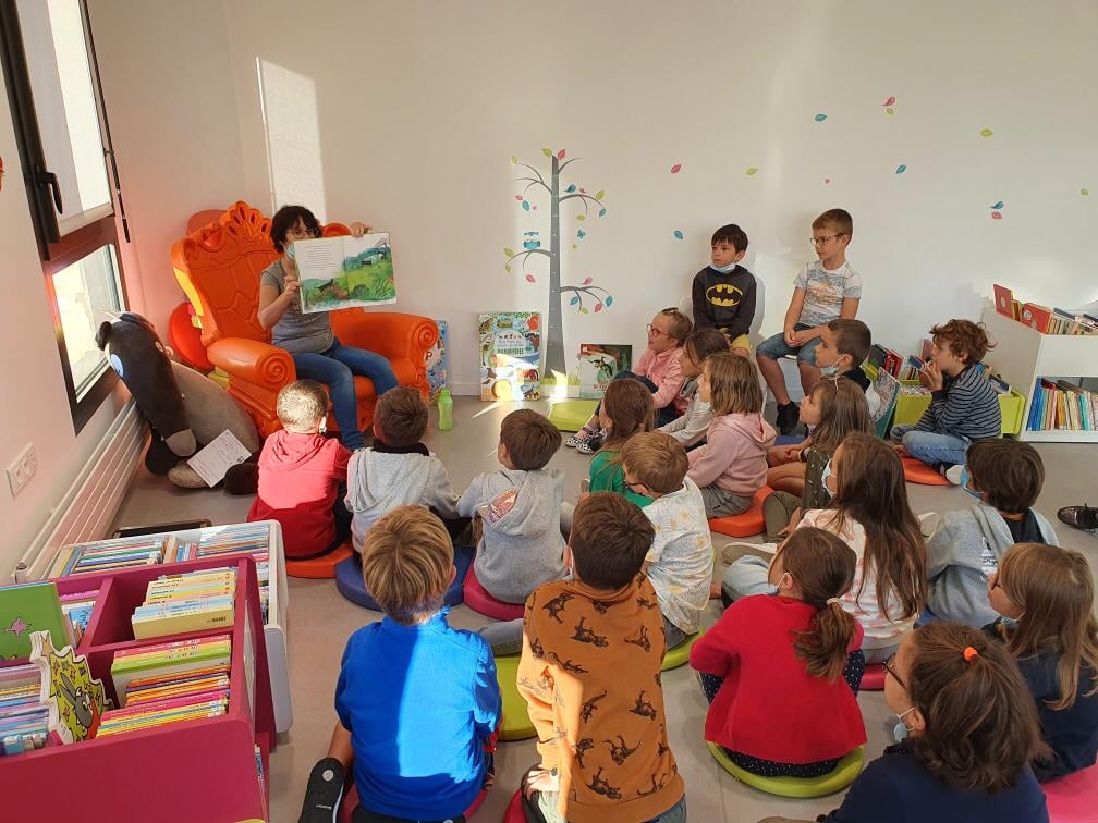 sortie à la bibliotheque 