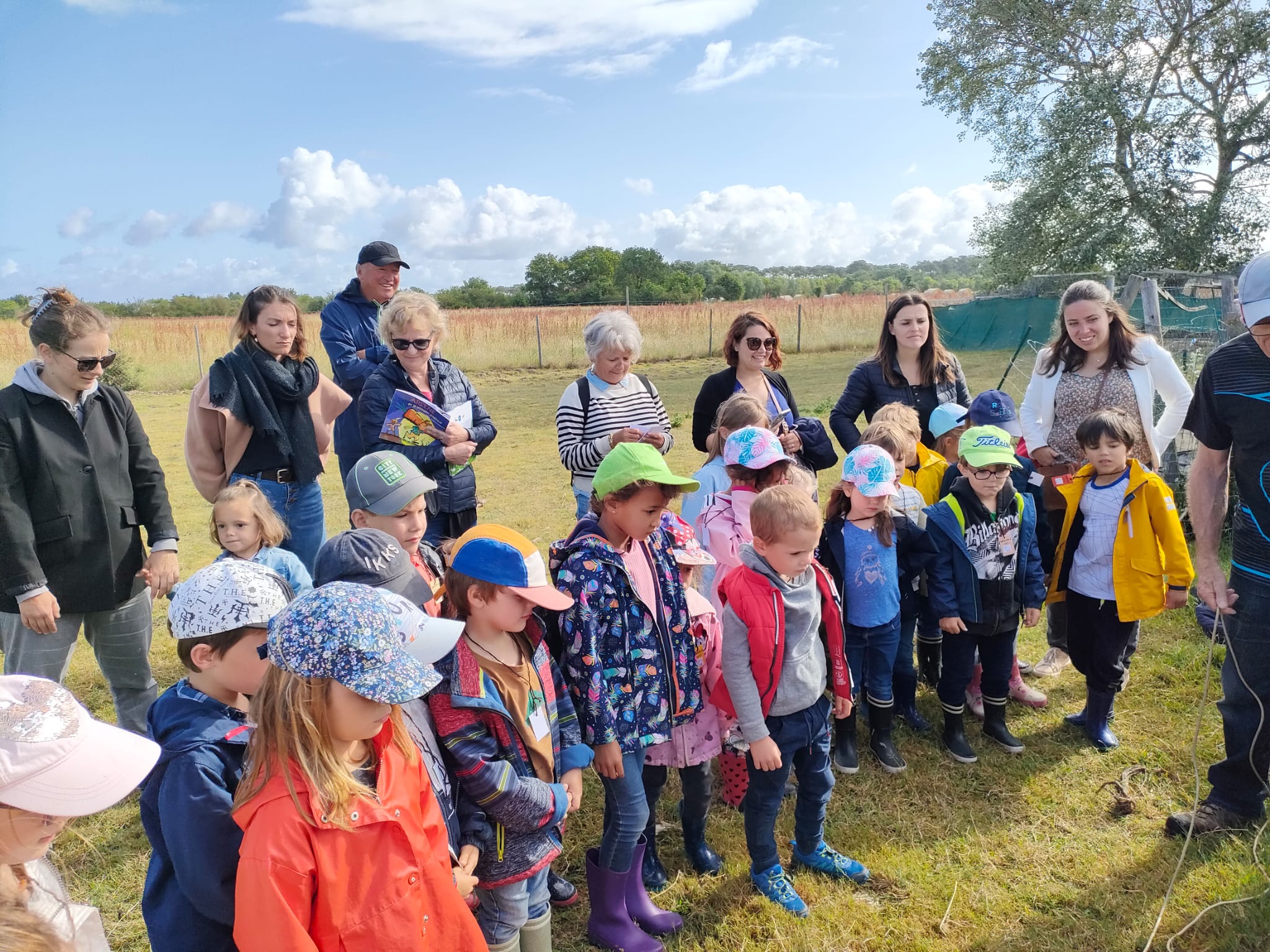 Sortie pédagogique au jardin pour les MS-GS-CP