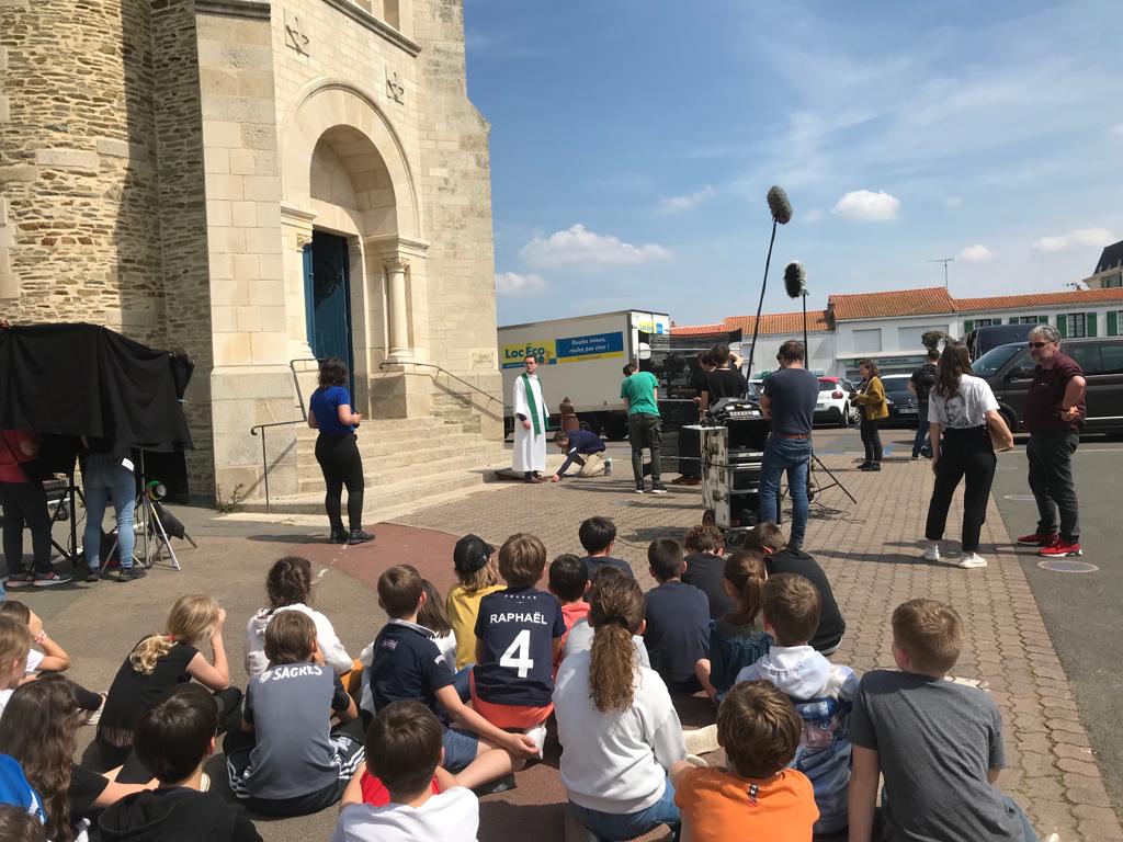 Tournage cinéma avec Victor Cesca