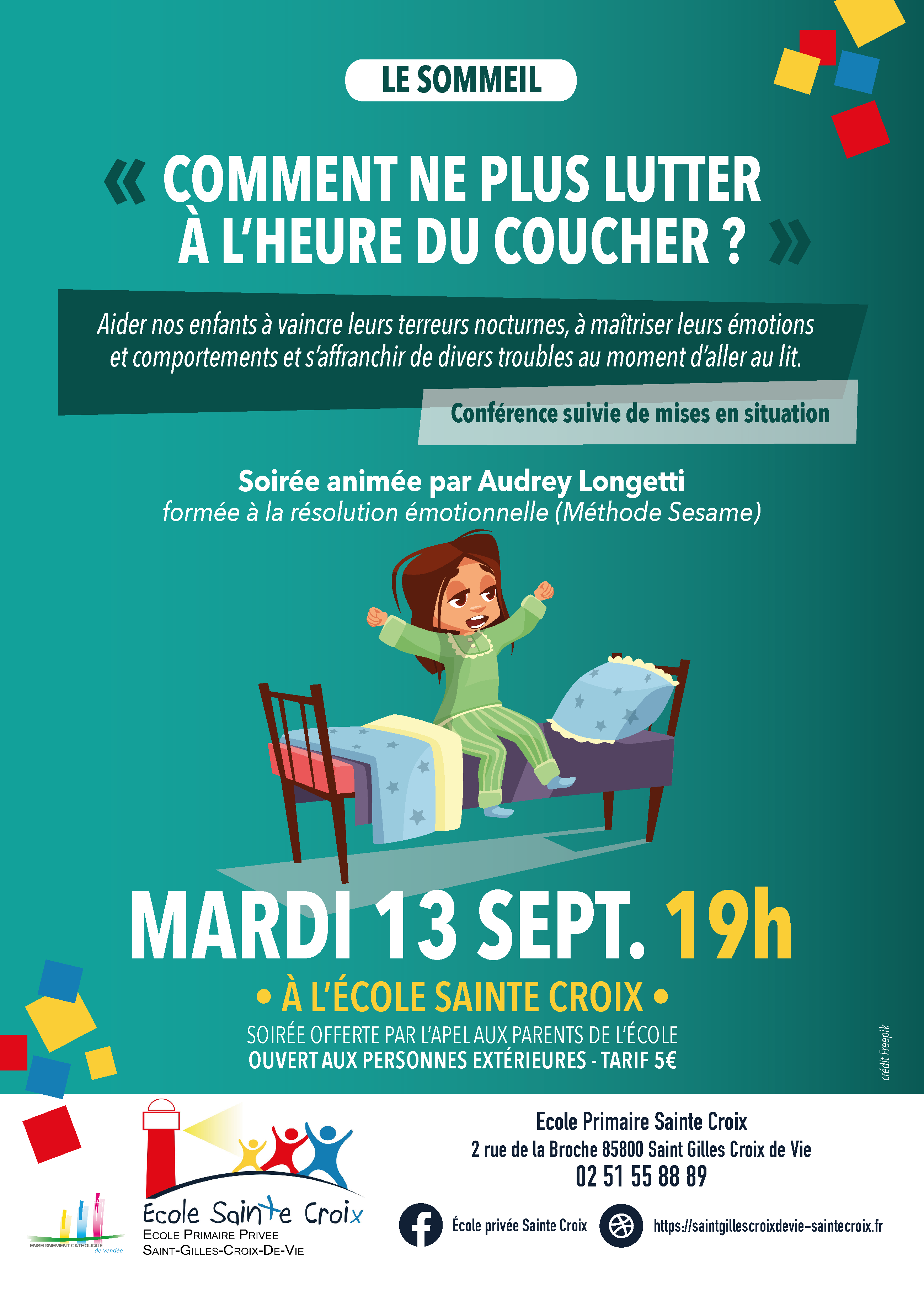 Conférence coucher des enfants