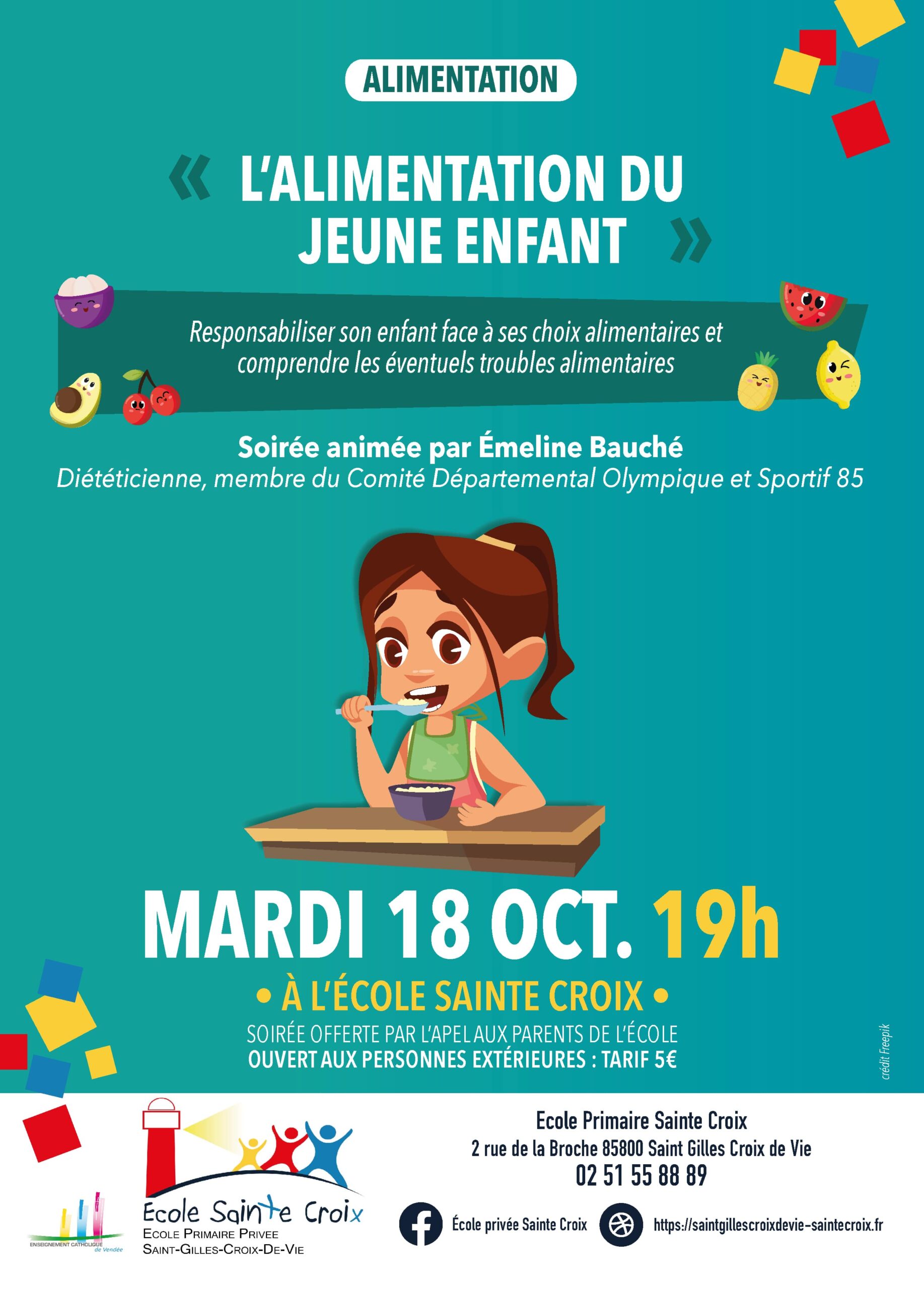 conférnce alimentation ecole sainte croix