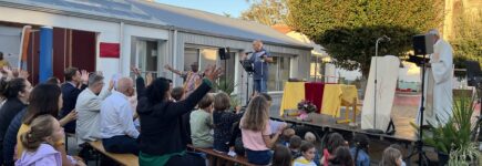 L’inauguration et la bénédiction de l’école Sainte Croix