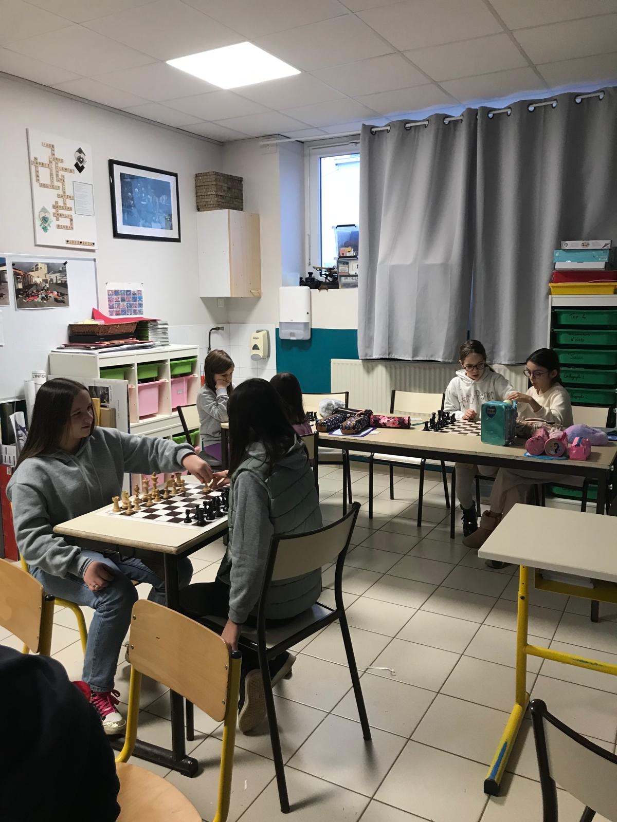 Échec et Mat… à l’école Sainte Croix !