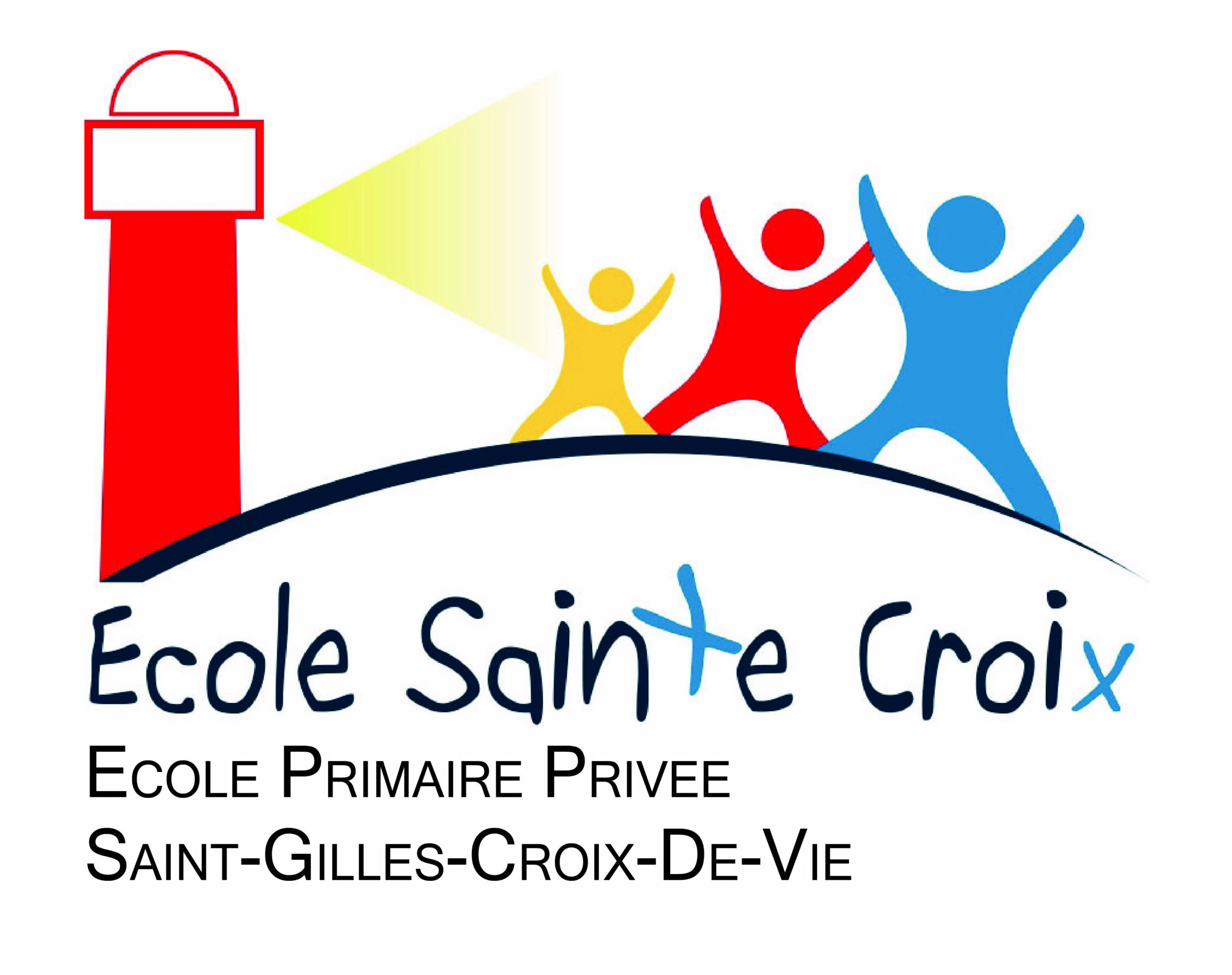 logo école privée sainte croix à saint gilles croix de vie
