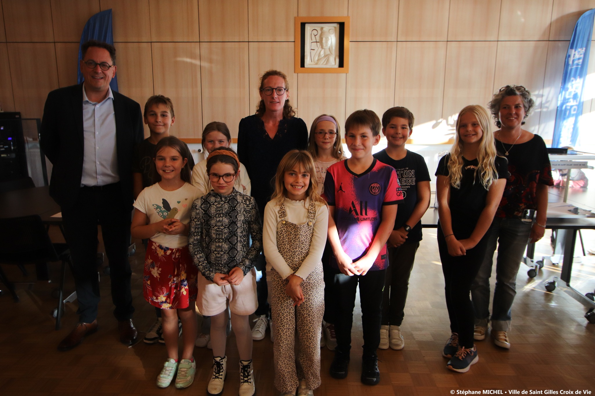 Election du nouveau conseil municipal des jeunes ville de saint gilles croix de vie