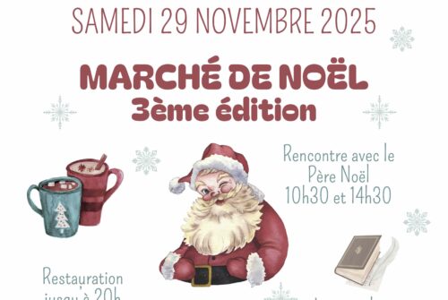 Marché de Noel 2025 école sainte croix de saint gilles croix de vie