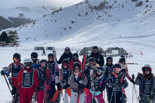 Classe montagne pour els élèves de l'école sainte croix de saint gilles croix de vie