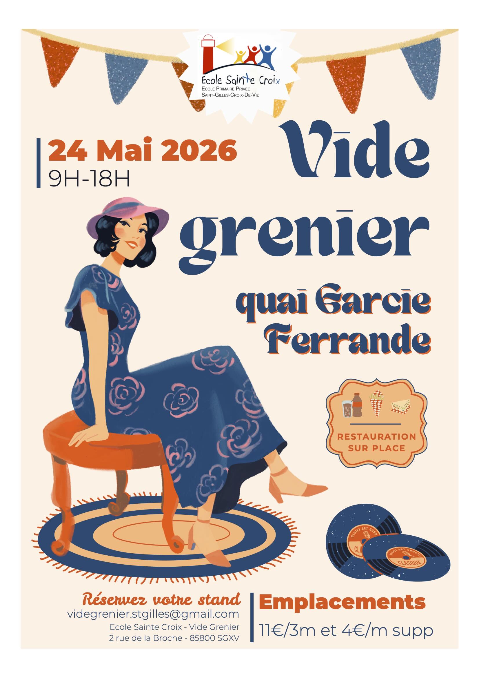 vide greniers saint gilles croix de vie 2026